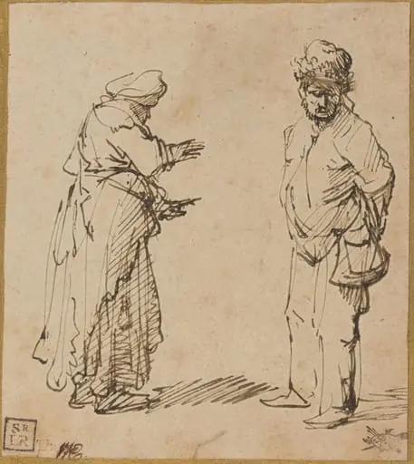 Beggar Man and Woman, by Rembrandt