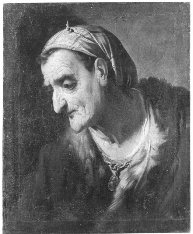 Bildnis einer alten Frau (?), by Rembrandt, unspecified, 1637