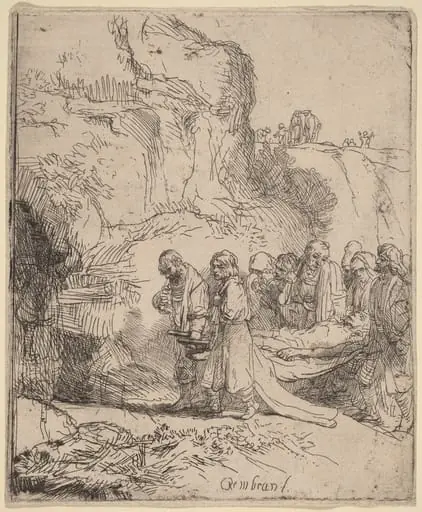 Christ Carried to the Tomb, by Rembrandt