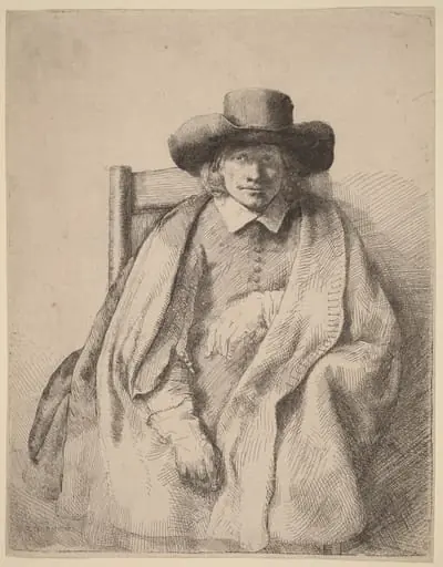 Clement de Jonghe, by Rembrandt