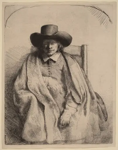 Clement de Jonghe, by Rembrandt