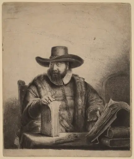 Cornelis Claesz Anslo, by Rembrandt