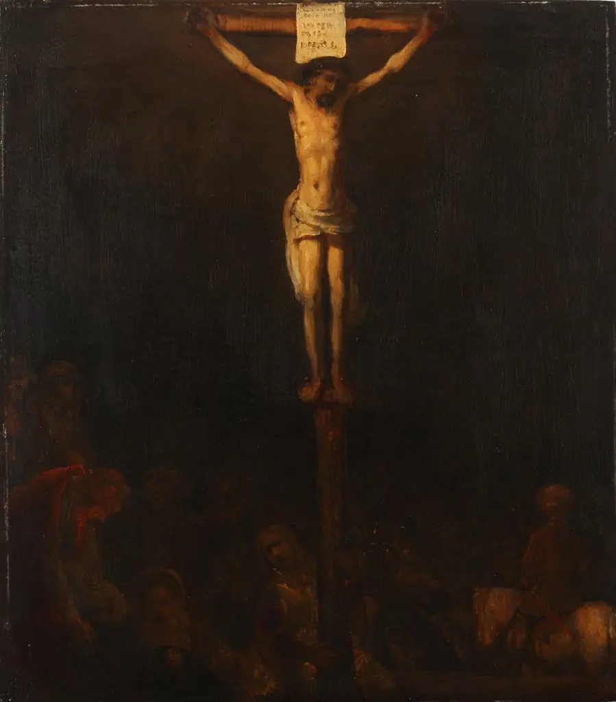 Crucifixion, by Rembrandt