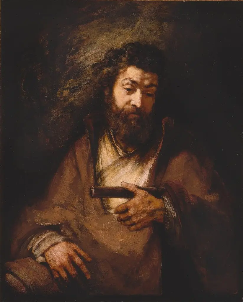 Der Apostel Simon, by Rembrandt
