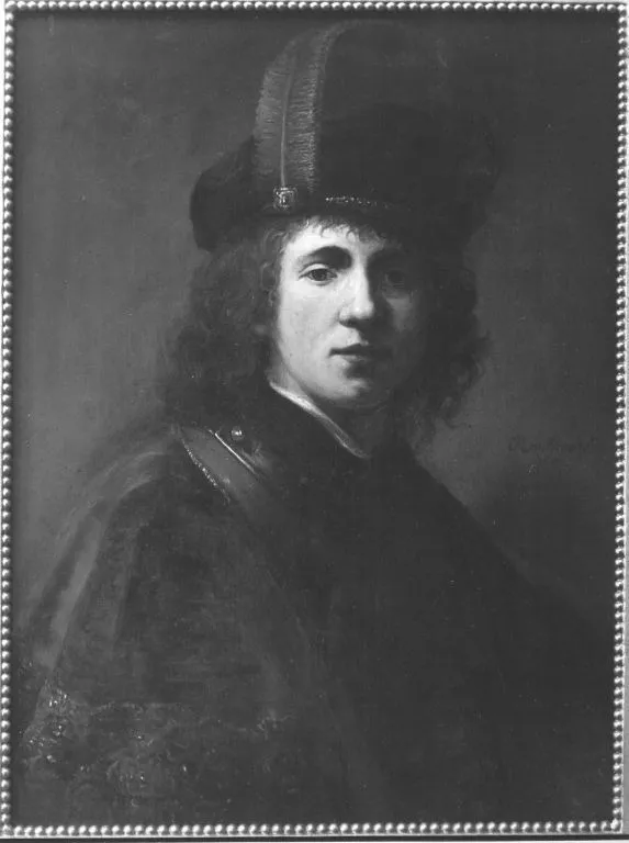 Ein junger Mann (Werkstatt), by Rembrandt, unspecified, 1637