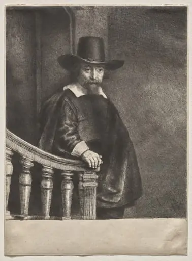 Ephraim Bonus, Jewish Physician, by Rembrandt