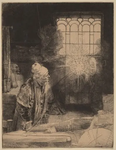 Faust, by Rembrandt