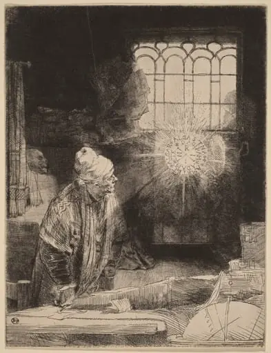 Faust, by Rembrandt