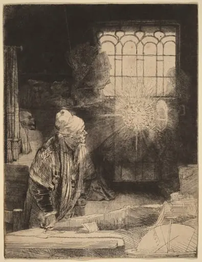 Faust, by Rembrandt