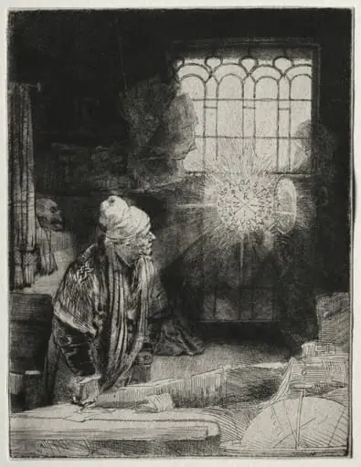 Faust, by Rembrandt