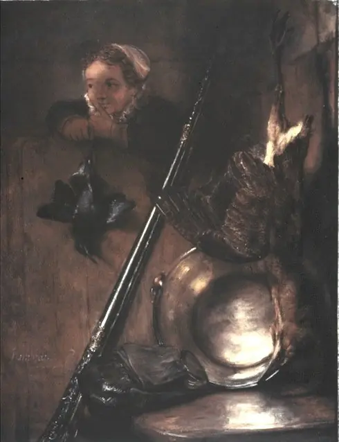 Hunting Still-Life with Bittern, by Rembrandt