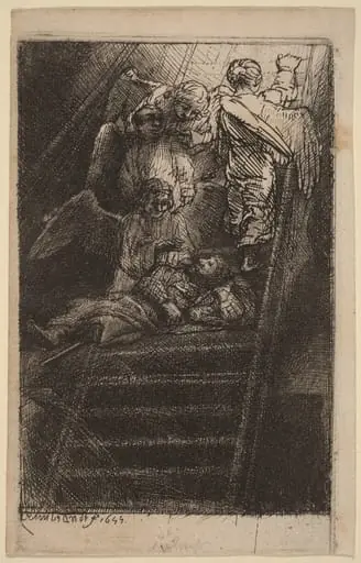 Jacob's Ladder, by Rembrandt