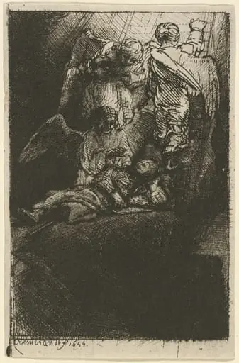 Jacob's Ladder, by Rembrandt