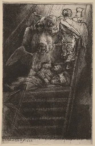 Jacob's Ladder, by Rembrandt