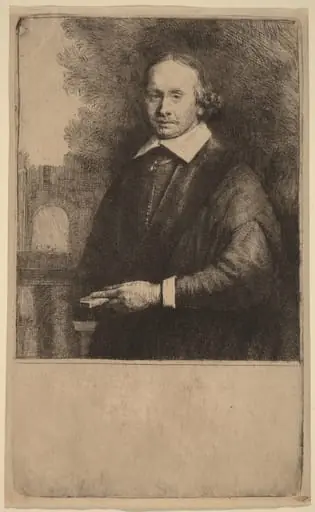 Jan Antonides van der Linden, by Rembrandt