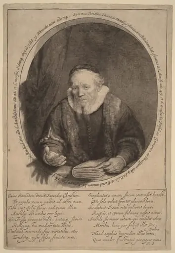 Jan Cornelisz. Sylvius, by Rembrandt