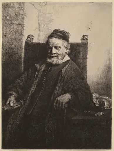 Jan Lutma, by Rembrandt