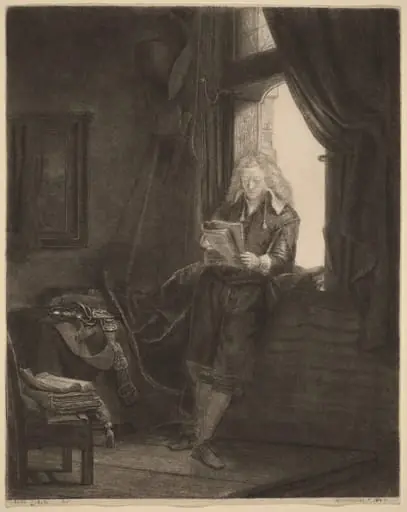 Jan Six, by Rembrandt