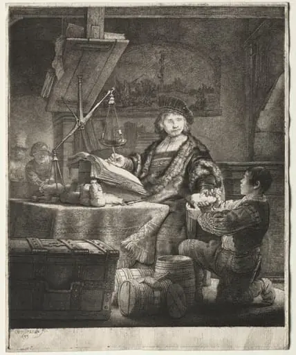 Jan Uytenbogaert, by Rembrandt