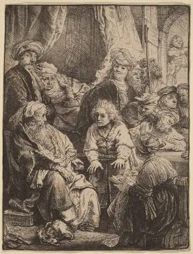 Joseph Telling His Dreams, by Rembrandt