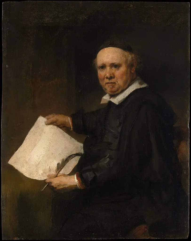 Lieven Willemsz van Coppenol (born about 1599, died 1671 or later), by Rembrandt