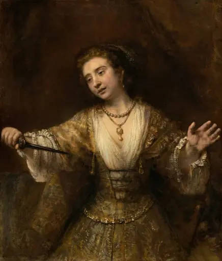 Lucretia, by Rembrandt