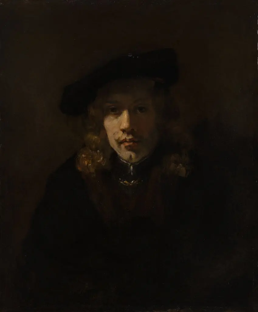 Man in a Beret, by Rembrandt