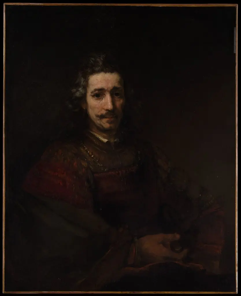 Man with a Magnifying Glass, by Rembrandt