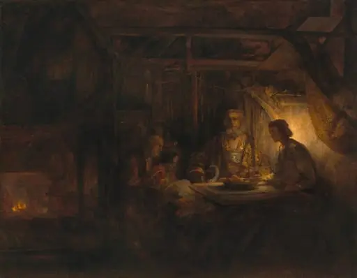 Philemon and Baucis, by Rembrandt