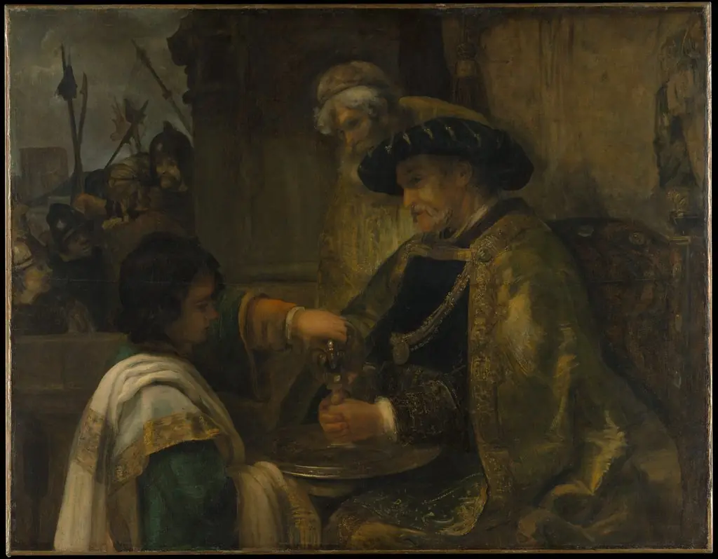 Pilate Washing His Hands, by Rembrandt