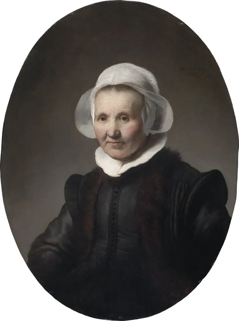 Portrait of a 62-year-old Woman, possibly Aeltje Pietersdr Uylenburgh, by Rembrandt