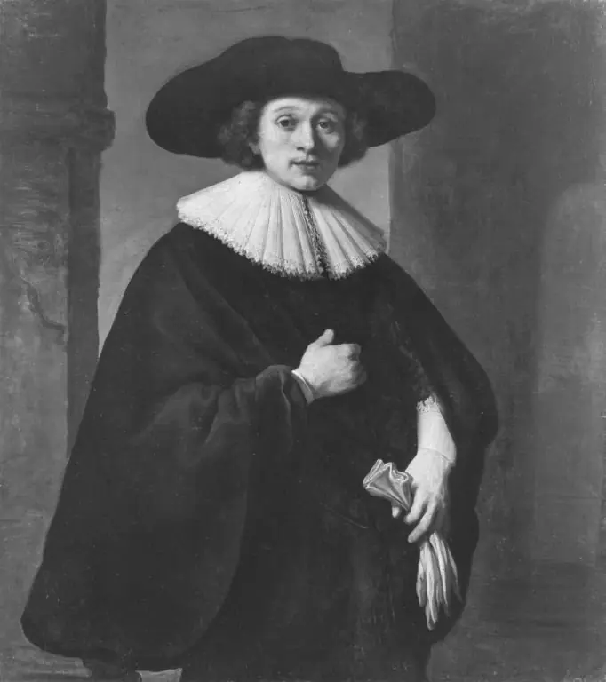 Portrait of a man, by Rembrandt