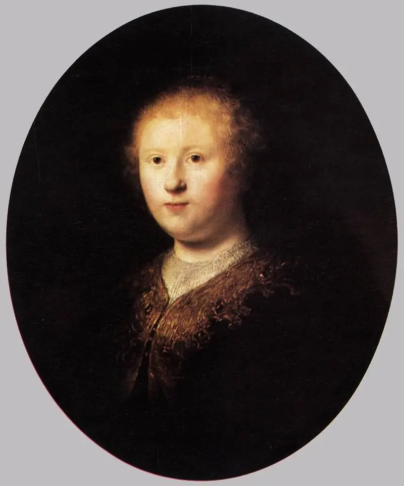 Portrait of a Young Woman, by Rembrandt