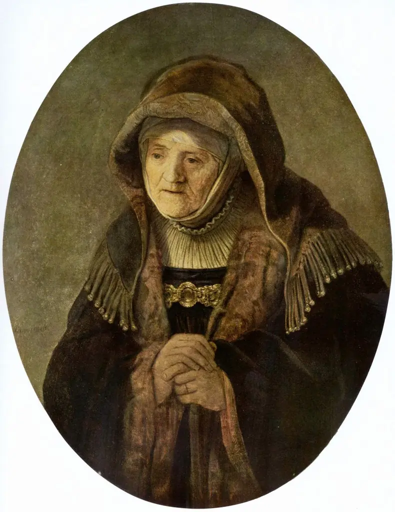 Portrait of an Old Woman (Prophetess Hannah), by Rembrandt