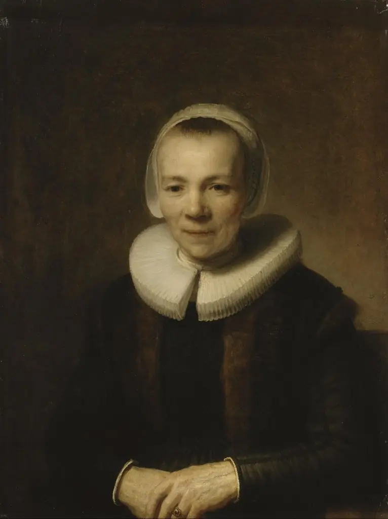 Portrait of Baertje Martens, by Rembrandt
