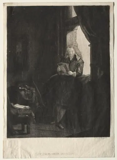 Portrait of Jan Six, by Rembrandt