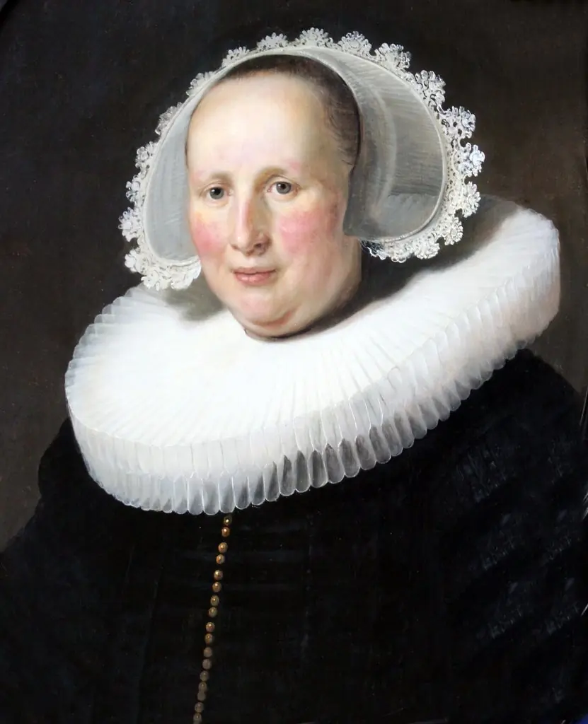 Portrait of Maertgen van Bilderbeecq, Wife of Willem Burggraeff, by Rembrandt