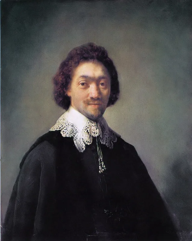 Portrait of Maurits Huygens (1595-1642), by Rembrandt, oil, 1632