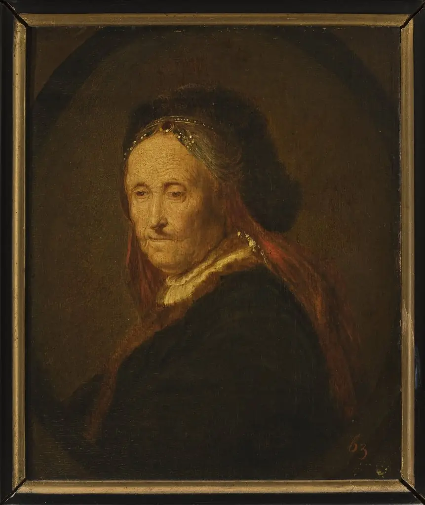 Portrait of Rembrandt’s mother (?), by Rembrandt