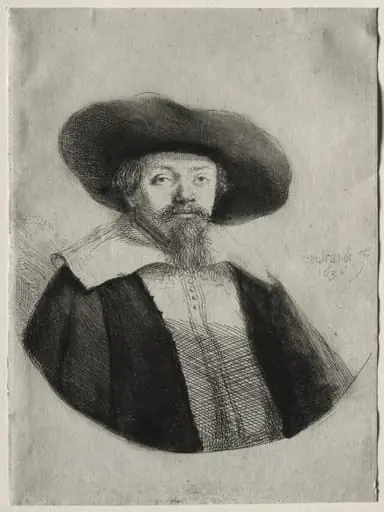 Samuel Manasseh Ben Israel, by Rembrandt