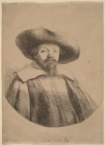 Samuel Menasseh ben Israel, by Rembrandt