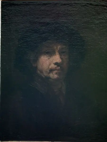 Self-portrait, by Rembrandt