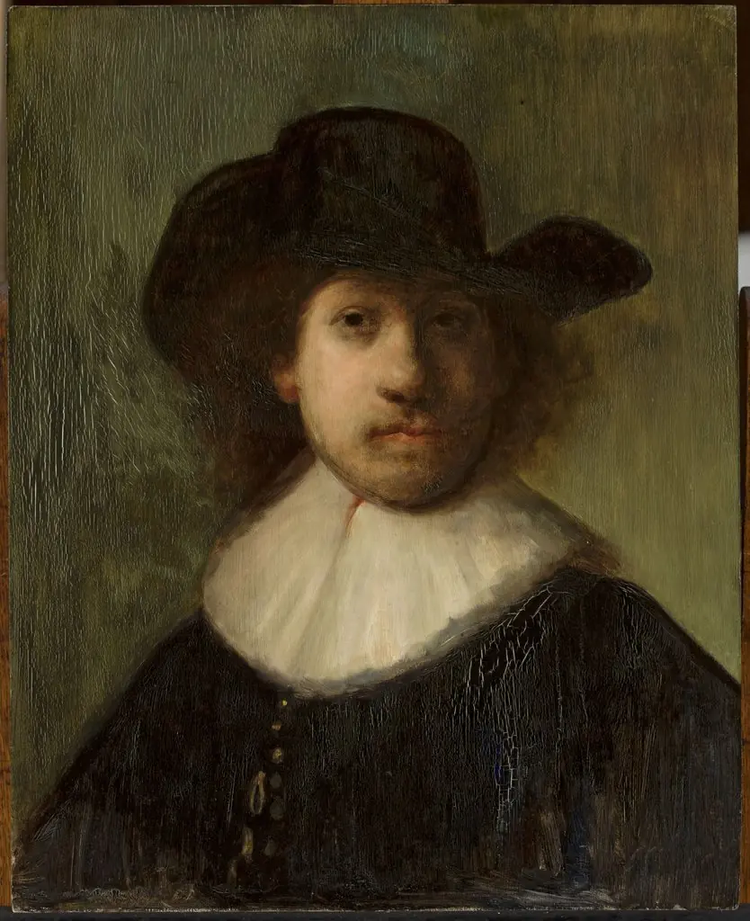 Self-portrait of Rembrandt, by Rembrandt