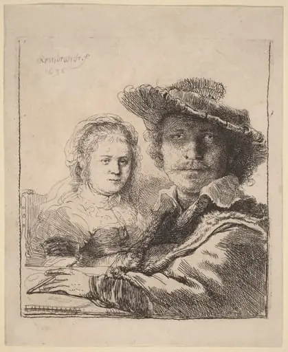 Self-Portrait with Saskia, by Rembrandt