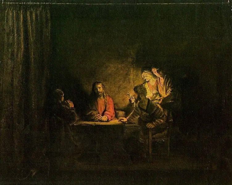 Supper at Emmaus, by Rembrandt
