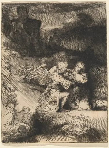 The Agony in the Garden, by Rembrandt