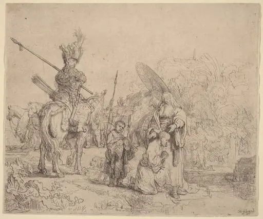 The Baptism of the Eunuch, by Rembrandt