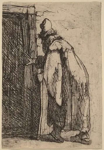 The Blindness of Tobit: a Sketch, by Rembrandt