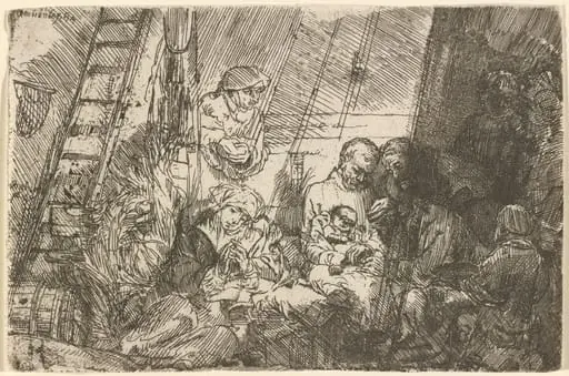 The Circumcision in the Stable, by Rembrandt