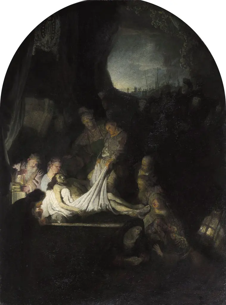 The Entombment, by Rembrandt, 1639